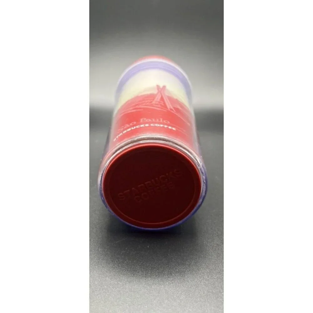 Starbucks Brasil Brazil São Paulo Global Icon Tumbler 16 oz Brazil with Lid 2004